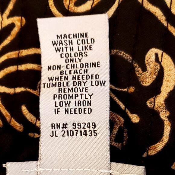 Catherine's Quilted Lightweight Open Jacket in Black & Gold | Size 14/16W | NWT - Picture 9 of 10